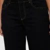 Jeans Snrancy a vita media e gamba larga
