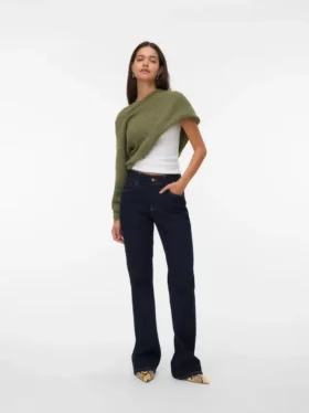 Jeans Snrancy a vita media e taglio bootcut