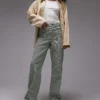 Jeans Topshop a vita media e vestibilità ampia