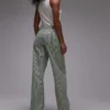 Jeans Topshop a vita media e vestibilità ampia