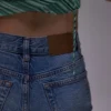 Jeans Topshop a vita media e vestibilità ampia