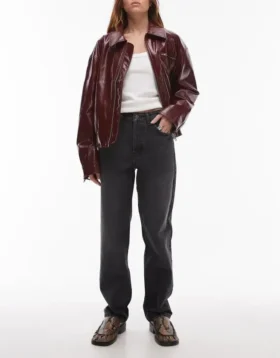 Jeans Topshop a vita media e vestibilità dritta