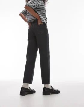 Jeans Topshop a vita media e vestibilità dritta