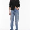 Jeans Topshop a vita media e vestibilità dritta