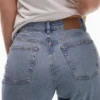 Jeans Topshop a vita media e vestibilità dritta