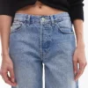 Jeans Topshop a vita media e vestibilità dritta