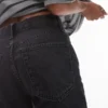 Jeans Topshop a vita media e vestibilità dritta