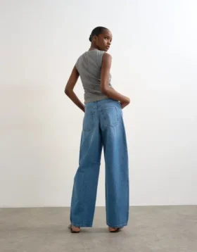 Jeans Tsalma a vita alta e vestibilità Barrel