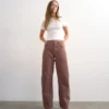 Jeans Tsbarrel a vita alta e vestibilità Barrel