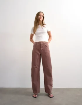 Jeans Tsbarrel a vita alta e vestibilità Barrel