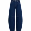Jeans Tsbarrel a vita alta e vestibilità Barrel
