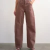 Jeans Tsbarrel a vita alta e vestibilità Barrel
