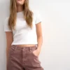Jeans Tsbarrel a vita alta e vestibilità Barrel