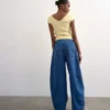 Jeans Tsbelle a vita media e vestibilità Barrel
