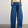 Jeans Tsbelle a vita media e vestibilità Barrel