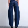 Jeans Tsbarrel a vita alta e vestibilità Barrel