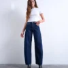 Jeans Tsbarrel a vita alta e vestibilità Barrel