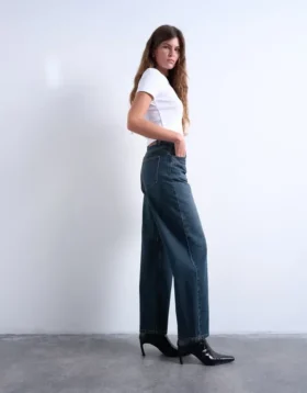 Jeans Tsbrit a vita bassissima e vestibilità regolare