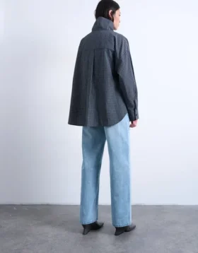 Jeans Tscinch a vita bassa e gamba larga