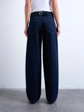 Jeans Tscinch a vita bassa e gamba larga
