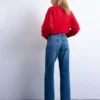 Jeans Tscinch a vita bassa e gamba larga