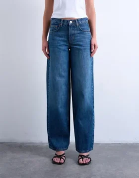 Jeans Tscinch a vita bassa e gamba larga