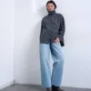 Jeans Tscinch a vita bassa e gamba larga