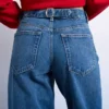 Jeans Tscinch a vita bassa e gamba larga