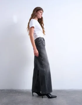 Jeans Tscolumn a vita media e vestibilità regolare
