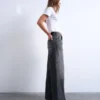 Jeans Tscolumn a vita media e vestibilità regolare