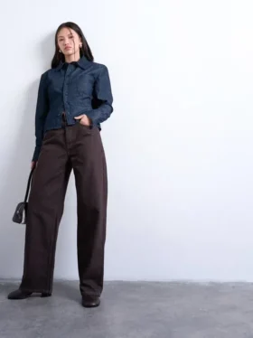 Jeans Tscolumn a vita media e vestibilità regolare