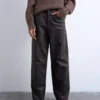 Jeans Tscolumn a vita media e vestibilità regolare