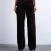 Jeans Tsember a vita bassa e gamba larga