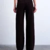 Jeans Tsember a vita bassa e gamba larga