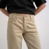Jeans Tsember a vita bassa e gamba larga