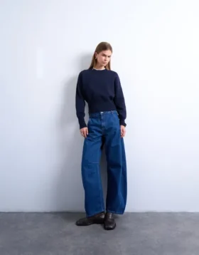 Jeans Tsemma a vita alta e vestibilità a botte