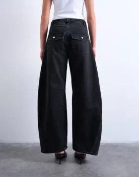 Jeans Tsemma a vita alta e vestibilità a botte