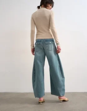 Jeans Tsemma a vita alta e vestibilità a botte