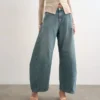 Jeans Tsemma a vita alta e vestibilità a botte