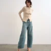 Jeans Tsemma a vita alta e vestibilità a botte