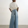 Jeans Tshorizon a vita media e gamba larga