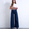 Jeans Tshorizon a vita media e gamba larga