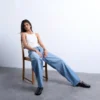 Jeans Tslowrie a vita bassa e vestibilità ampia