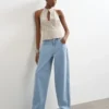Jeans Tslowrie a vita bassa e vestibilità ampia