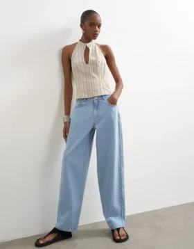 Jeans Tslowrie a vita bassa e vestibilità ampia
