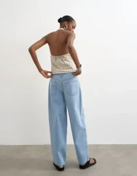 Jeans Tslowrie a vita bassa e vestibilità ampia