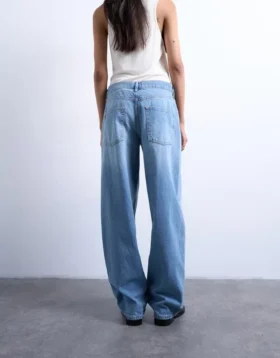 Jeans Tslowrie a vita bassa e vestibilità ampia