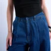 Jeans Tsmari a vita alta e gamba larga