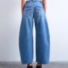 Jeans Tsemma a vita alta e vestibilità a botte