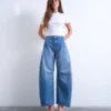 Jeans Tsemma a vita alta e vestibilità a botte